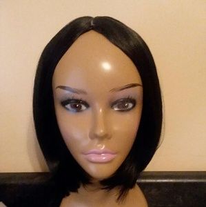 Black bob wig